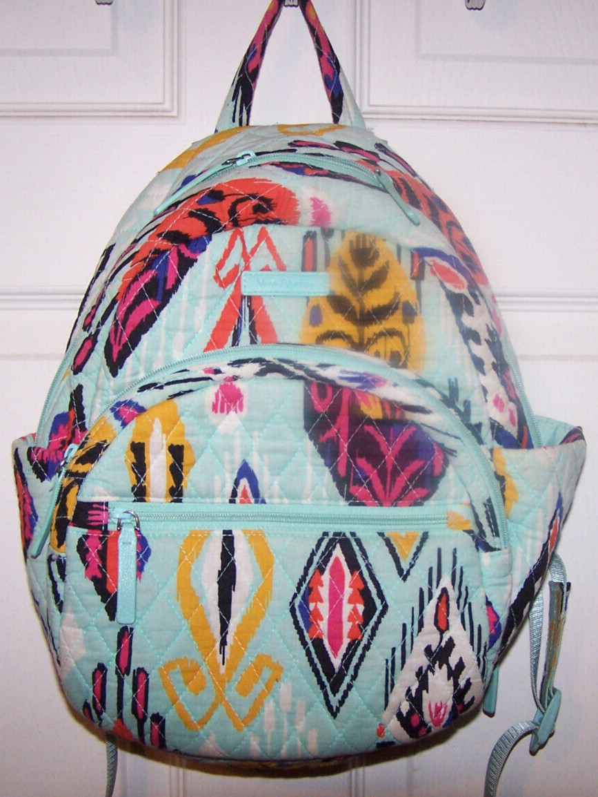 Vera Bradley Essential Backpack School Laptop Pad… - image 1