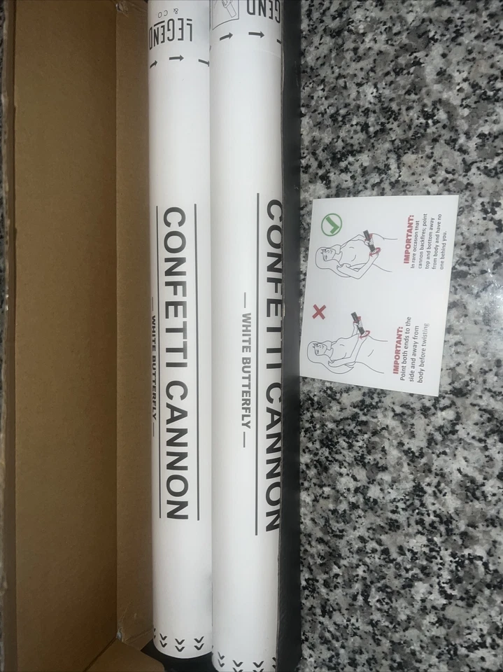 Velas de confete Legend & Co 18 pol. borboleta whote - Imagem 3 de 3