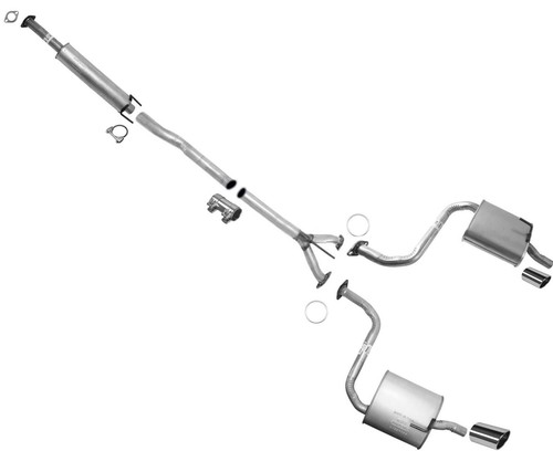 Northeastern Exhaust Y-Pipe Resonator & Muffler Kit For 2002-2003 Nissan Maxima 3.5L