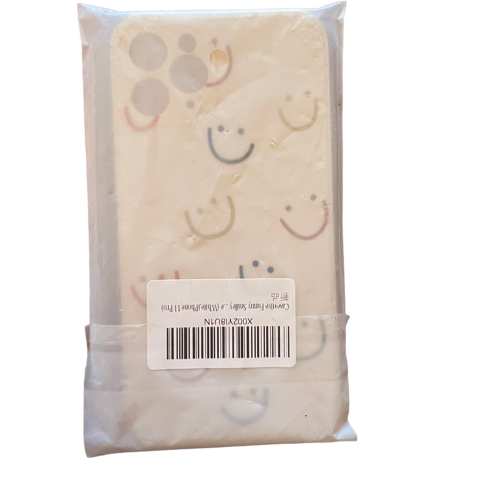 Phone case Soft Case White Happy Face Doodle for Iphone 11 Pro-image