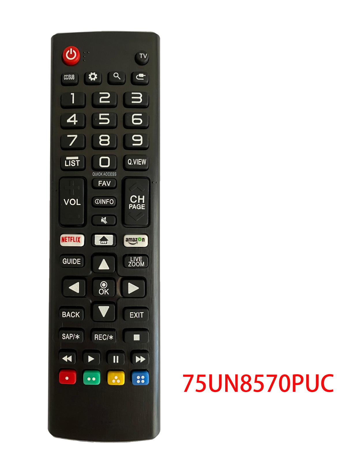New Replace Remote Control For LG TV 75UN8570PUC