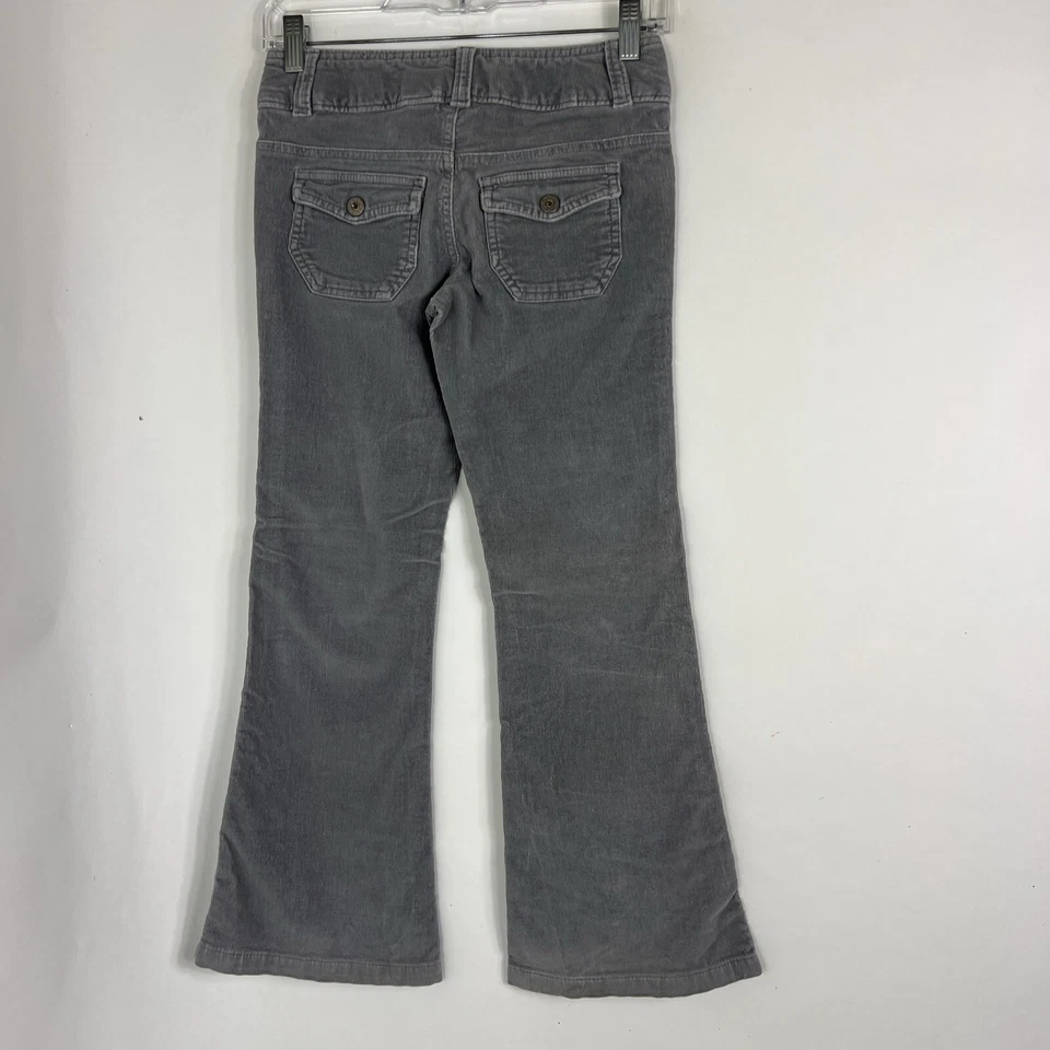 So Pants Jóvenes Niñas Talla 10 Bootcut Acampanado Pana Elastizado Informal Gris Foto 4 de 4