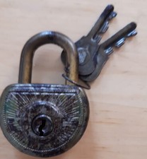 LUCCHETTO VINTAGE M.A.M. 630 IN CONDIZIONI COME FOTO PATINA D EPOCA FUNZIONANTE