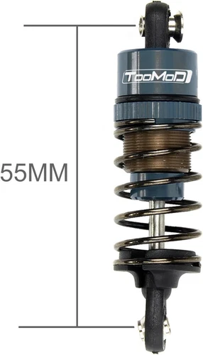 Aluminum Oil Shock Absorber 55mm Damper For Tamiya TT-01 TT-01D TT-02 Racing Car - 第 2/6 張圖片