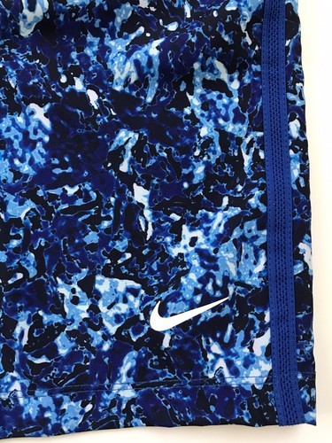 NWT Nike Youth M Dri-Fit Multi Printed Shorts Royal White FV0275-480 New - Picture 14 of 15