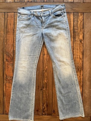 Citizens of Humanity Petite Bootcut Jeans Womens 30 Light Wash Low Rise