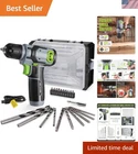 Lightweight 8V Cordless Drill Set with Stackable Toolbox for Home Projects