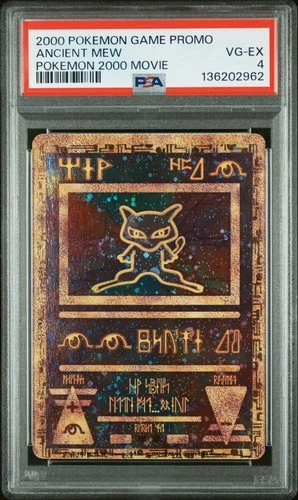 2000 POKEMON GAME MOVIE POKEMON 2000 MOVIE ANCIENT MEW PSA 4