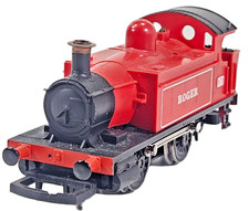 Hornby R336 Roger 36 Industrial Steam Tank Locomotive OO Gauge Red Rare Unboxed.