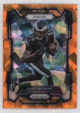 2023 Panini Prizm Orange Ice Prizm Quez Watkins #246 4jk