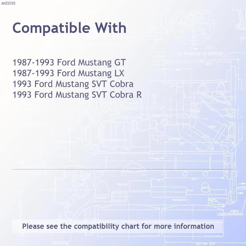 Conjunto de faróis de cristal lente transparente cromada com luzes de canto para 1987-93 Ford Mustang - Imagem 3 de 3