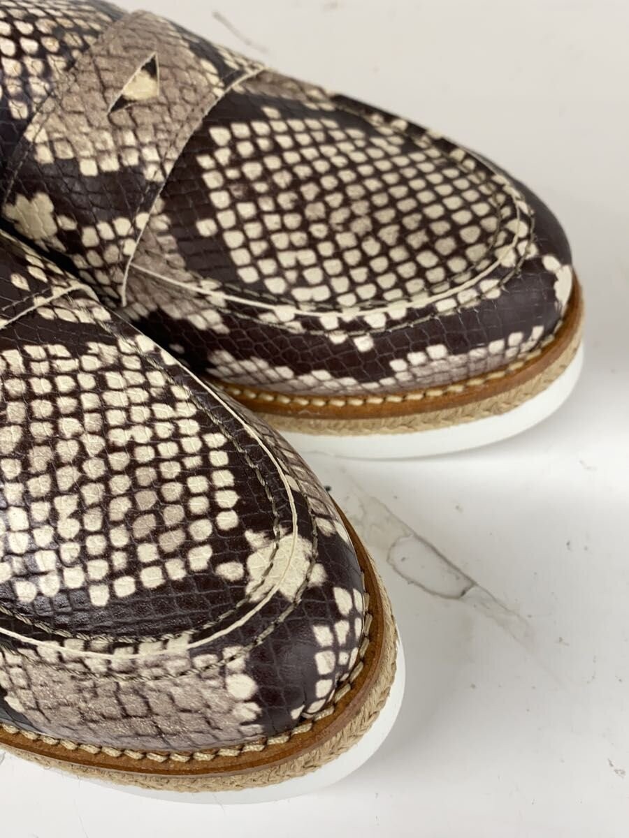 Calzados Bontre Python Pattern Platform Loafers 3… - image 7