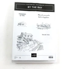 Stampin Up BY THE BAY 149739 Rubber Cling Stamp Set Seashore