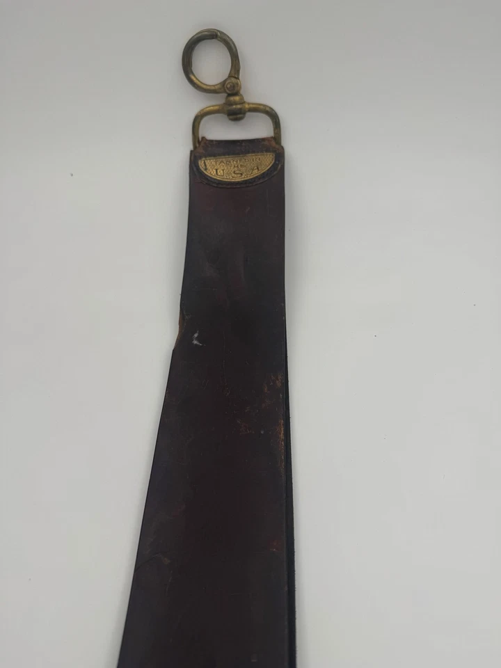Vintage Barbershop Razor Strop Wilbert 6535 - Image 3 of 4