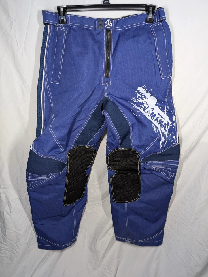 Pantalones de motocross Yamaha equipo de rifing para hombre talla 36 azul BMX  Foto 2 de 4