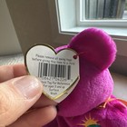 Ty Beanie Babies Millennium Bear Purple Plush Vintage 1999 Age 3+ 4-7 — photo 4