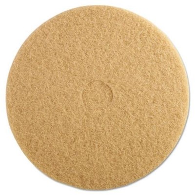 3m 05606 Ultra High-speed Floor Burnishing Pads 3400, 20'' Dia, Tan, 5/carton