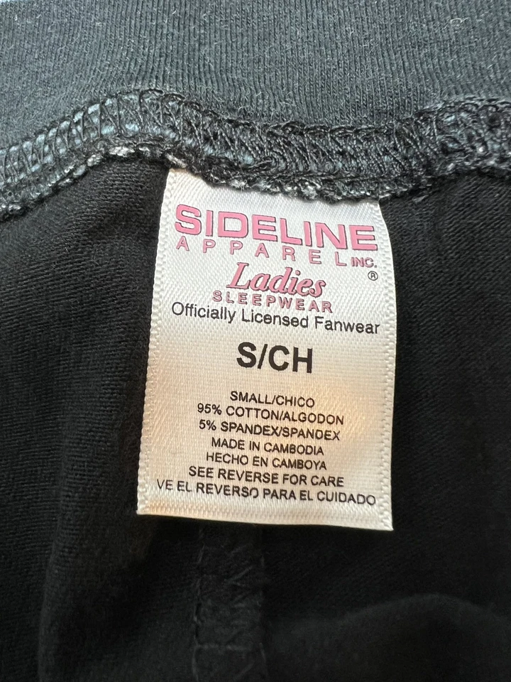 Wyoming Cowboys Spell Out Sideline Apparel Women's Flared Leggings Pants - Sz S - Image 3 of 4