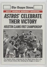 2018 Topps Heritage World Series Highlights Houston Astros Celebration #169 0q5