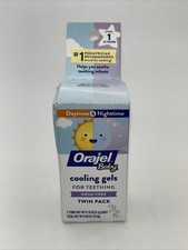 Orajel Baby Daytime  Nighttime Cooling Gels for Teething .18 oz. Exp:04/26