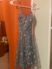 SHEIN Blue Floral Dress