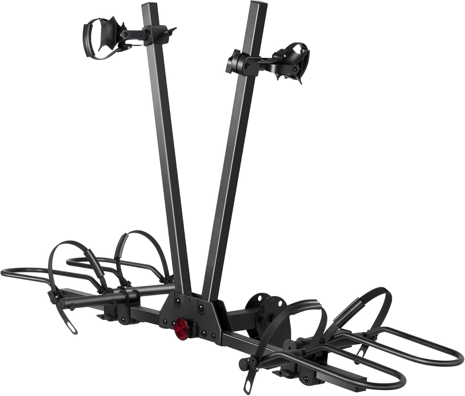 Foldable 2 Bike Rack Hitch 200lb Fat Tire Platform 2 in Receiver SUV RV Van Car+