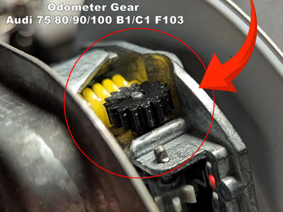 Odometer Gear For Audi 75/80/90/100 B1/C1 F103 - 3D Replacement Part - Best Fit