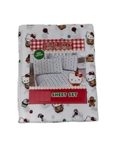 Jay Franco & Sons, Inc. Hello Kitty Christmas Winter Cotton Sheet Set