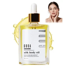 GODA Silk Body Oil, Goda Perfume Oil, Bath & Shower Oil Smooth Skin NEW 50ml US~