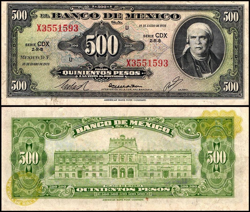 500 Mexican Peso for sale | eBay