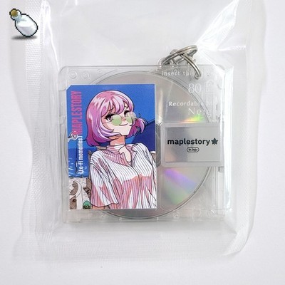 MapleStory Cafe in Jeju, Lo-Fi Memories NFC Keychain - LUCID
