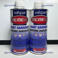 Valspar Renew REN3001 Industrial Paint Hardener 1 Pint 0.47 Liters X 2 CANS NEW