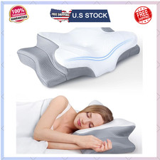 Ultra Pain Relief Cooling Pillow for Neck Support, Adjustable Cervical Pillow Co