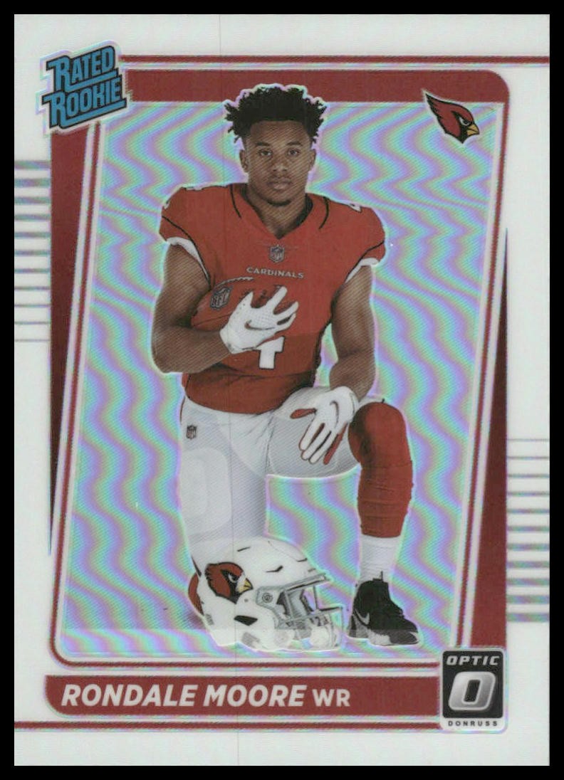 Rondale Moore Rookie RC 2021 Donruss Optic #217 Holo Variation Arizona Cardinals
