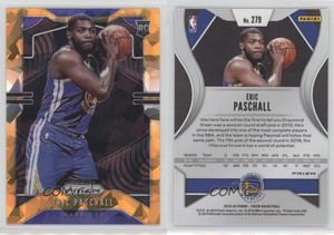 2019-20 Panini Prizm Rookie Orange Ice Prizm Eric Paschall #279 Rookie RC