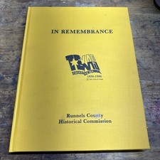 Runnels County Texas In Remembrance 1985 Historical Commission Cemetery Records 