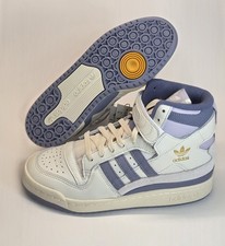 New Adidas Forum 84 High Off White Silver Violet Sneakers Men's Size 9