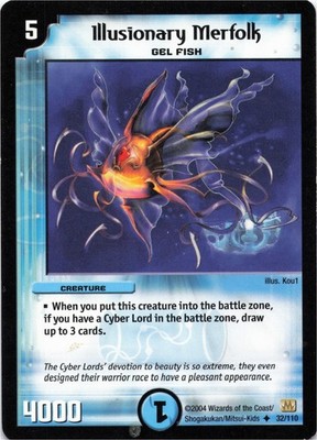 Duel Masters - Illusionary Merfolk - 32/110 Base Set Regular