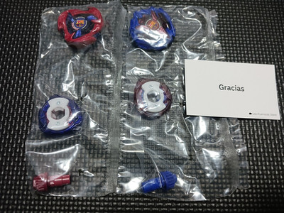 BEYBLADE X UX-00 HELLSHAMMER 3-70H & UX00 DRANBUSTER 1-60A no box no code