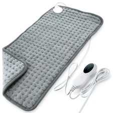 10 Levels Electric Heating Pad For Back Pain Cramps Relief Auto Shut Off 12x24”