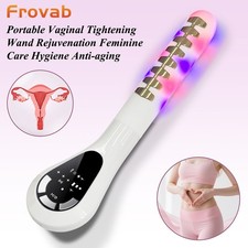 Vaginal Tightening  Cervical Rehab Wand for Pelvic Floor Care Red  Blue Light