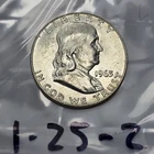 1963 D Ben Franklin Half Dollar .900 Silver 1-25-2