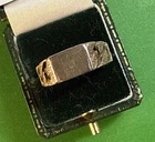 Vintage Men's Silver Signet Ring Hallmarked Weight 3.7g Size W