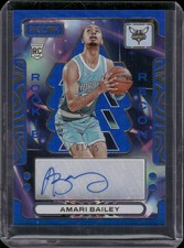 2023-24 Panini Recon #RRS-BLY Amari Bailey Rookie Recon Signatures Blue #/75