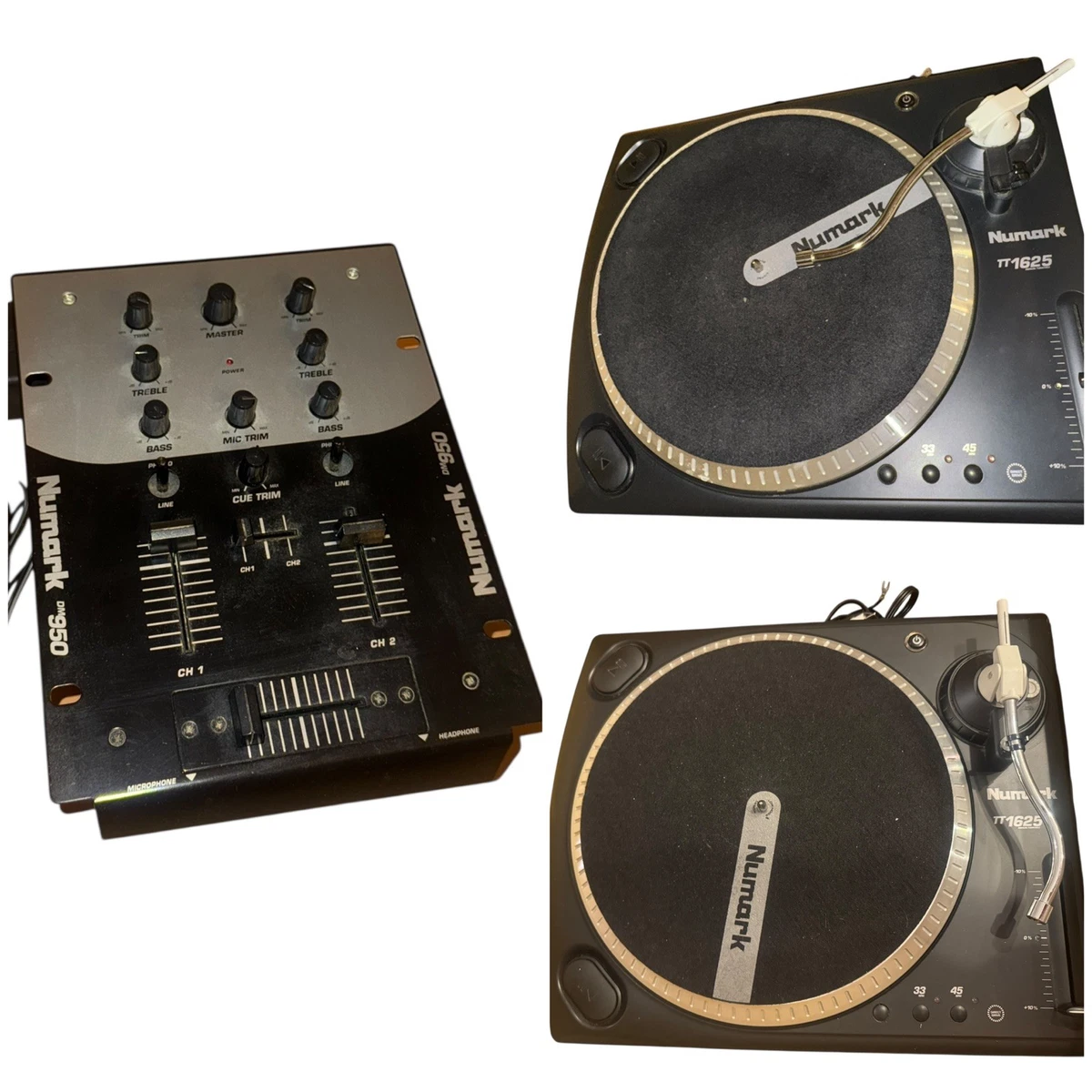 Numark Belt Drive S-Shaped DJ Turntables for sale | eBay
