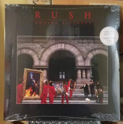 RUSH - MOVING PICTURES LP WHITE VINYL LIMITED NEW SEALED CANADA 2022 LAST COPY
