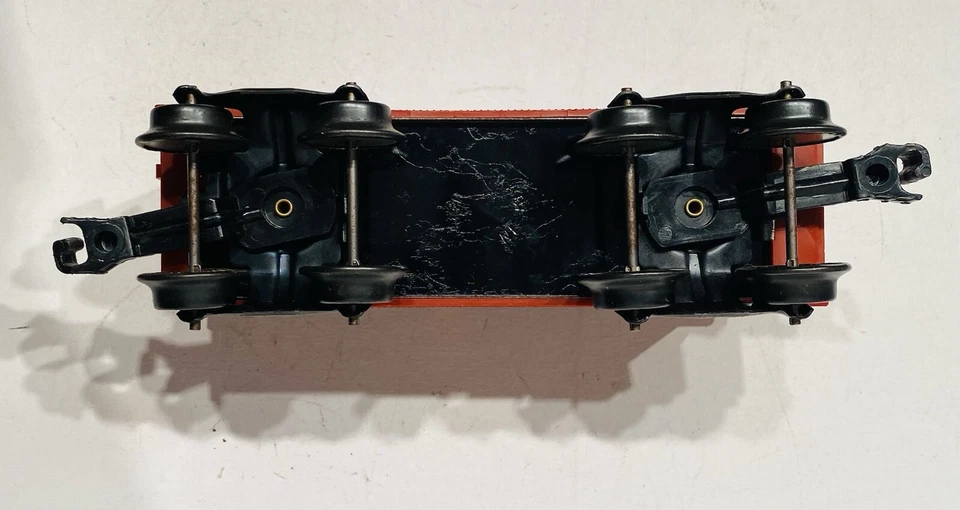 Marx No. 18326 NYC Tuscan Brown Plastic Caboose - 8 whl /  Plastic Knuckle Cplrs - Image 4 of 4