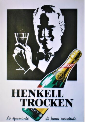 Original vintage poster HENKELL GERMAN SPARKLING WINE 1966
