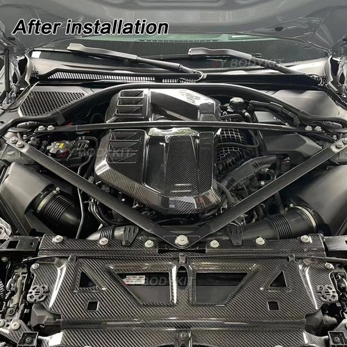 Dry Carbon Strut Bar Engine Compartment Engine Balance For BMW G80 M3 G82 G83 M4 - Picture 8 of 10