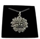 Green Man Pendant In Gift Box Handcrafted in Lead Free Solid Pewter